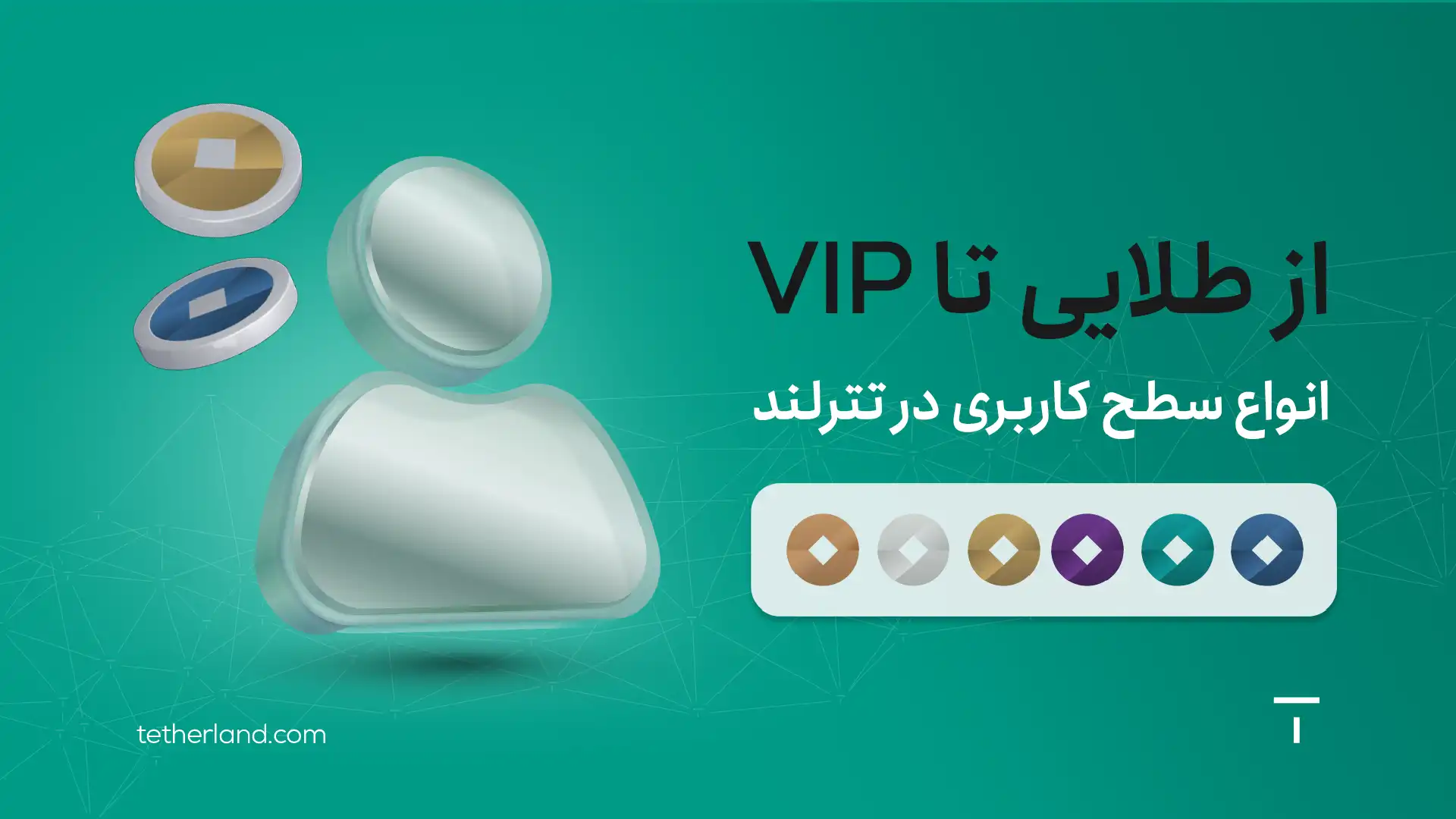 از طلایی تا VIP؛ انواع سطوح کاربری در تترلند