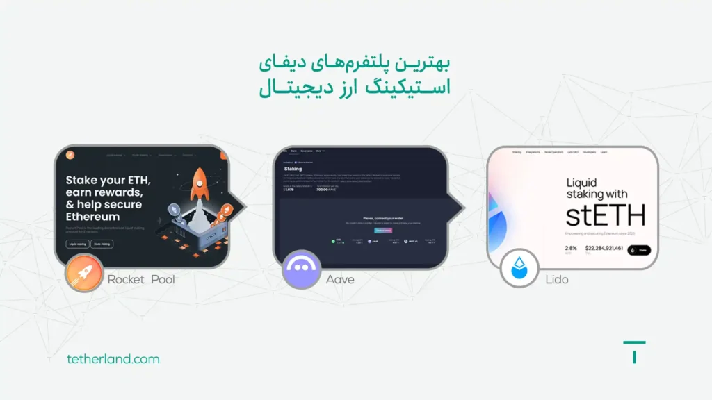 بهترین سایت استیکینگ ارز دیجیتال (دیفای)